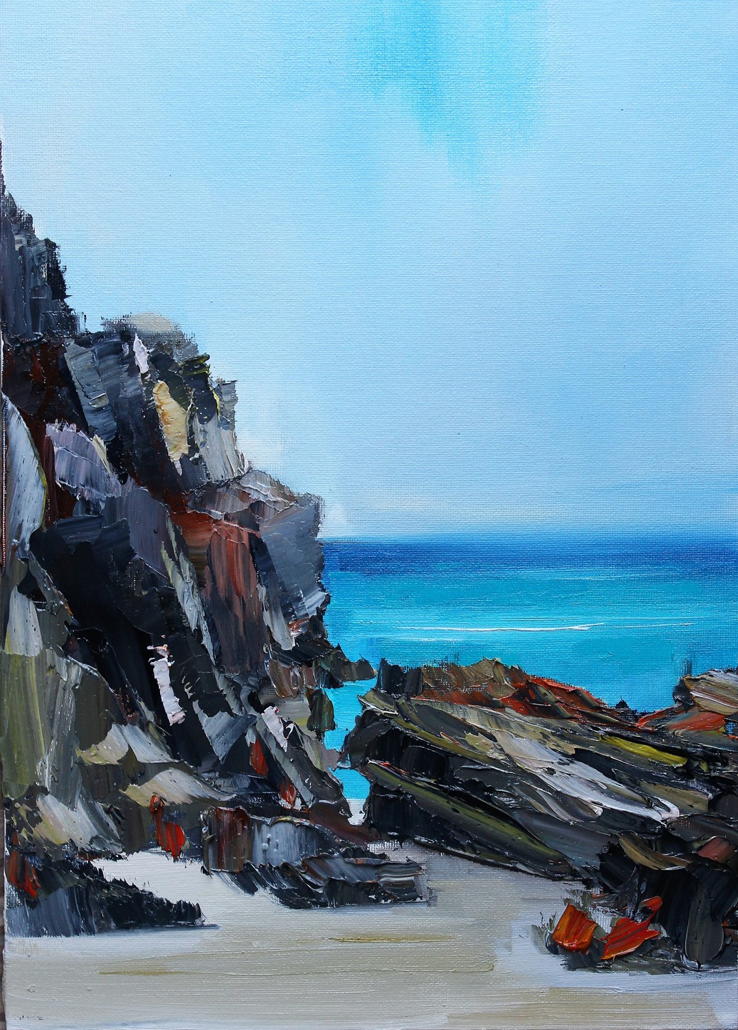 'Rocks on the North Coast' by artist Rosanne Barr